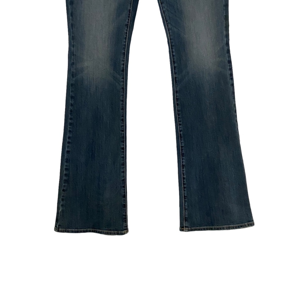 American Eagle Kick Boot Super Stretch Jeans Blue - Picture 3 of 16